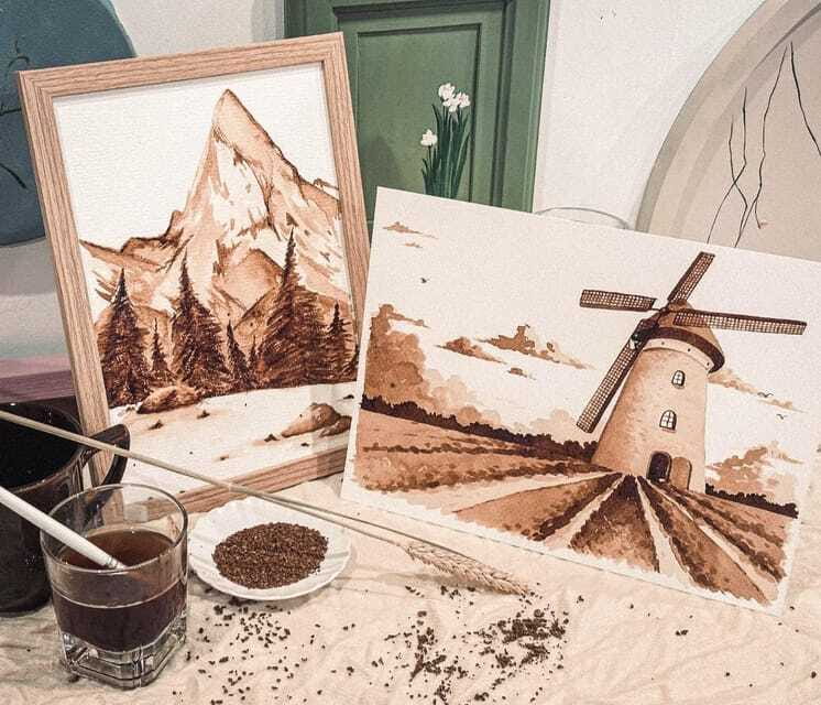 2-Hr Coffee and Biscuit Painting - Edible Paint - What this Singapore art class actually offers