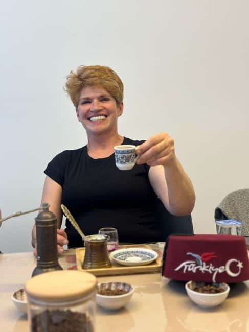 Antalya:Turkish Coffee Workshop + Fortune Telling + Gift Set - The coffee tasting, treats, and small cultural details