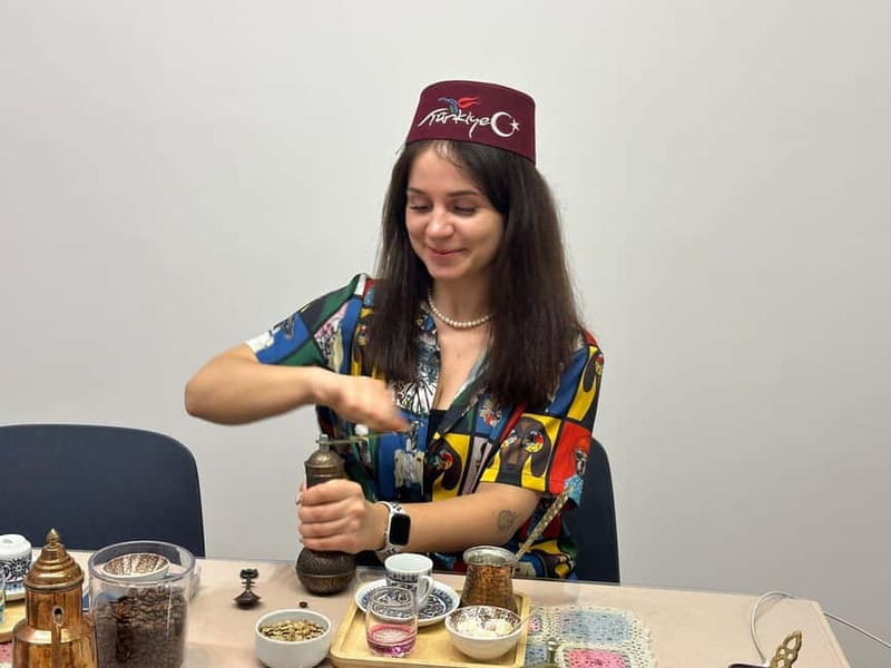 Antalya:Turkish Coffee Workshop + Fortune Telling + Gift Set - Fortune telling from the coffee grounds