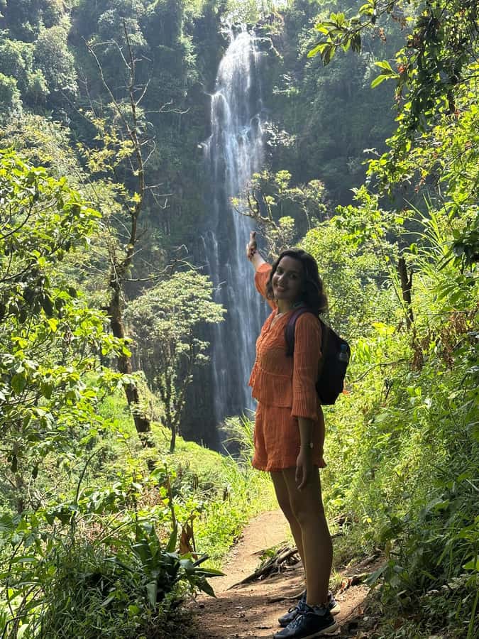 Arusha or Moshi : Hot Spring, Waterfall & Coffee Farm Tour - The 40-minute hike to Materuni Waterfall