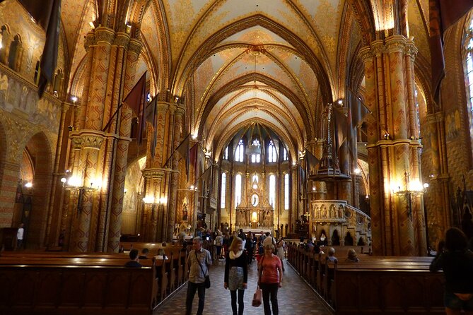 Buda Castle Walking Tour with Matthias church entry, Cake&Coffee - Matthias Church and the story of the crowned Mary