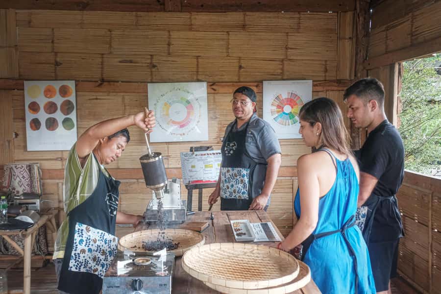 Chiang Mai Coffee Full Day Tour: Trek, Brew & Roast Journey. - Walking through the forest to the coffee source