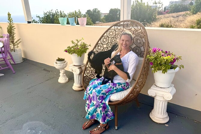Coffee Cake and Cuddles with Rescue Puppies in a Sea View Villa - Why the sea view matters