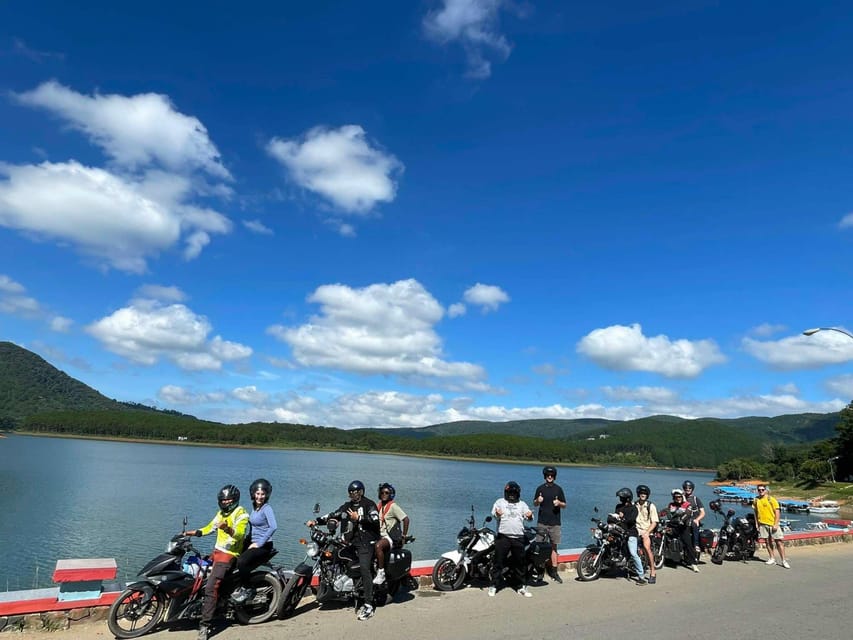 DALAT EASY RIDER GROUP TOUR - PONGOUR FALL - SILK- COFFEE.. - Tuyen Lam Lake starts the morning quietly