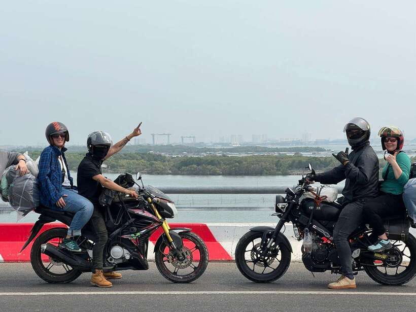 Dalat: MOTORBIKE TOUR TO PONGOUR FALLS- SILK- COFFEE FARM - Elephant Waterfall and Linh An Pagoda