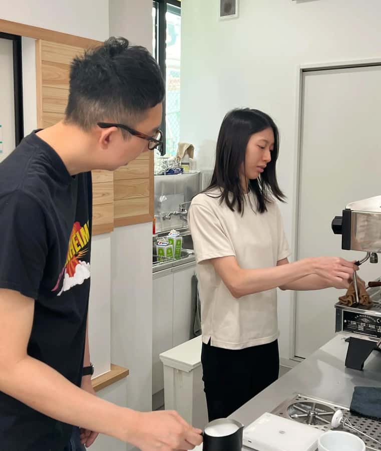 Discover Coffee Experience Latte Art Workshop at Tokyo - Tasting the result, not just photographing it