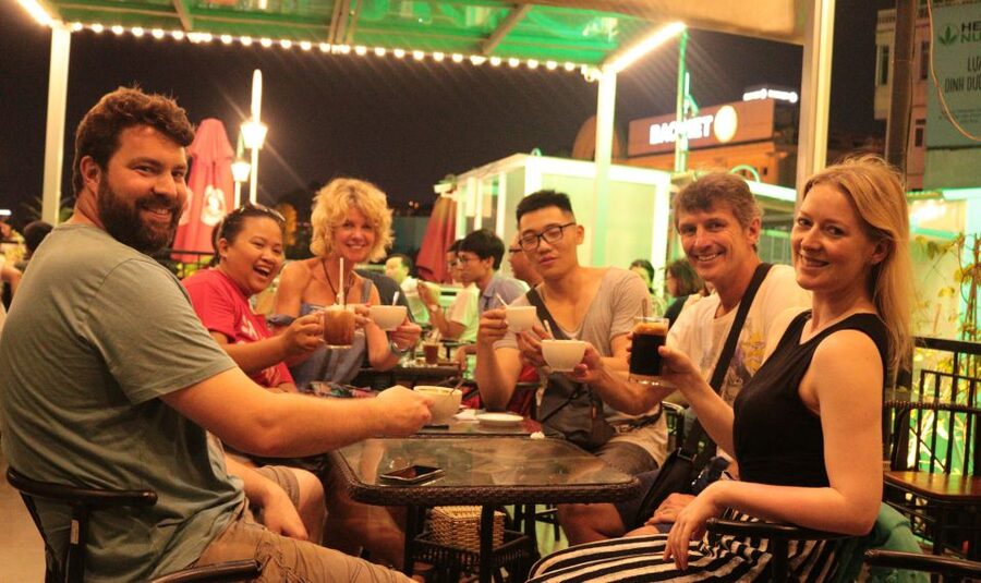 Discover Hanoi's Street Food by Night & Mini Class Coffee - What you eat: five dishes with very different textures