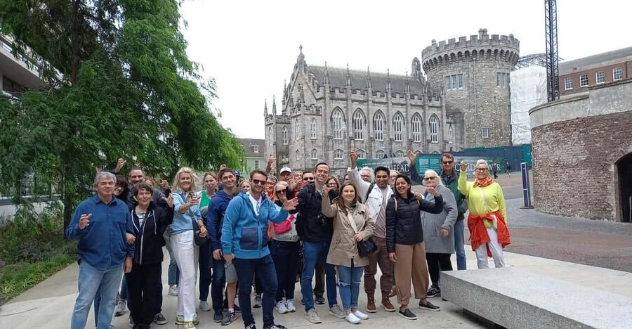 Dublin Food & Drink Walking Tour & Jameson Irish Coffee Demo - A brief stop at The Brazen Head