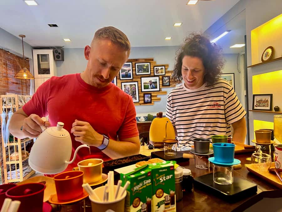 Egg coffee & Course on 4 traditional types of Viet coffee - Coconut milk coffee: cool, creamy, and filling