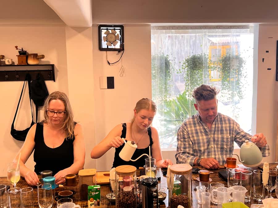 Egg coffee & Course on 4 traditional types of Viet coffee - Finding the workshop in Hem 131