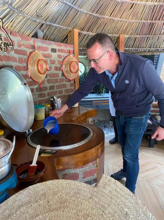 Ethiopia coffee cupping class/Ethiopian food injera making - Who will enjoy this most?