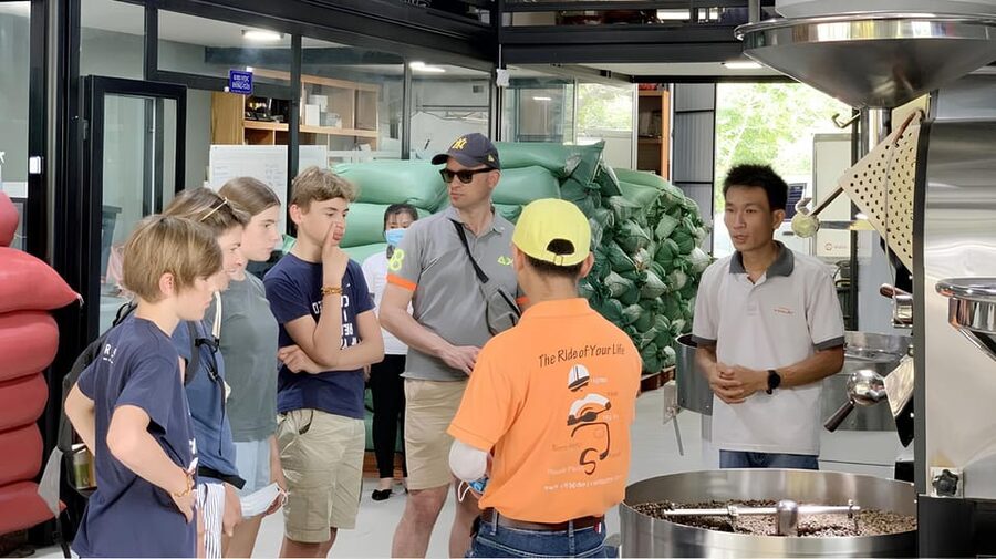 Exploring Vietnamese Coffee Culture, Coffee Making in Hoi An - Tasting your work with tea, cookies, and music