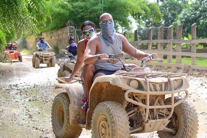 Full-Day Adventure with ATV, Party Boat, Snorkel & Coffee Tasting - Swimming in Macao Cave
