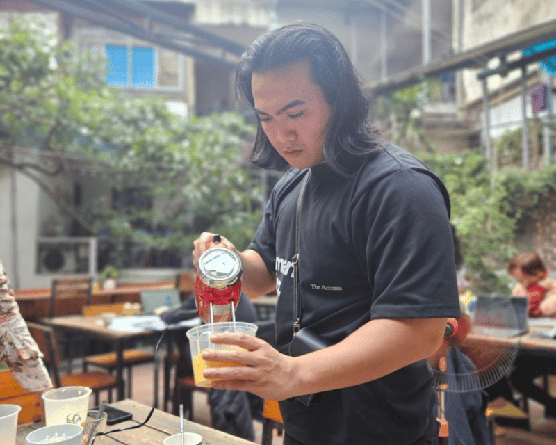 Hanoi Artisan Coffee Making Class with Train Street - Train Street adds a short burst of drama