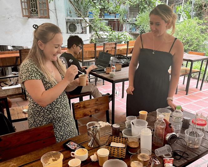 Hanoi Artisan Coffee Making Class with Train Street - The main strengths and the one real caution