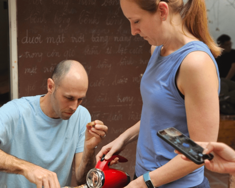Hanoi Artisan Coffee Making Class with Train Street - What happens during the three-hour class