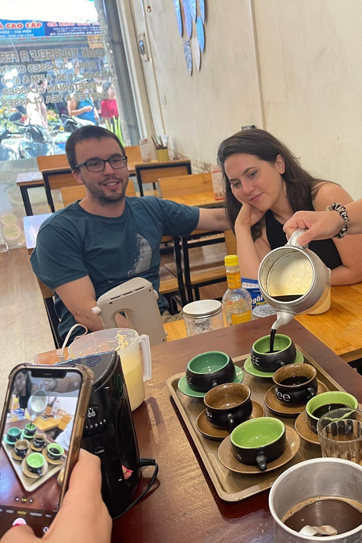 Hanoi: Hanoi Egg Coffee Class learning 5 coffees and stories - The snack matters more than it sounds