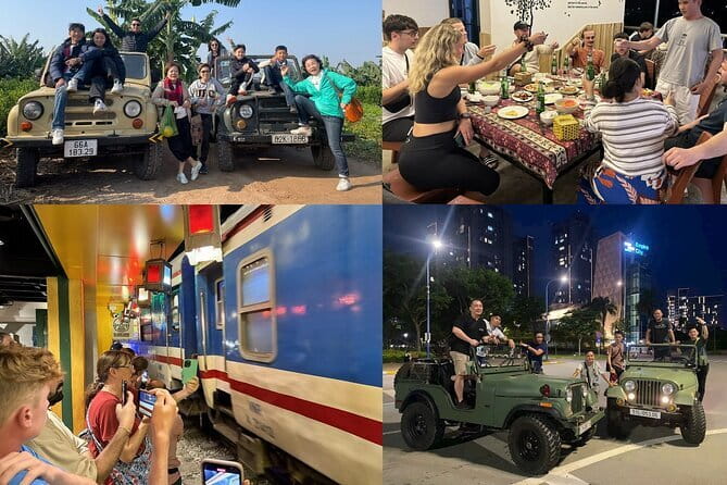 Hanoi Jeep Night Street Foodie Tour, Train Street and Egg Coffee - Five things to know before you book