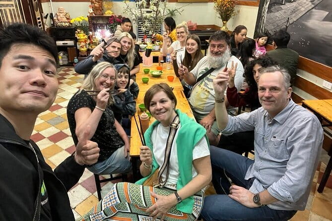 Hanoi Street Food Tour with egg coffee making - Nem ran and pho rolls bring contrast