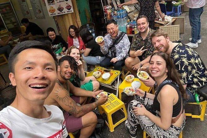 Hanoi Street Food Tour with egg coffee making - Xôi chè closes the food portion sweetly