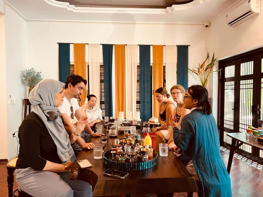 Hanoi: Vietnamese Coffee Workshop with 6 Brews and 8 Recipes - Starting with pickup and a welcome drink