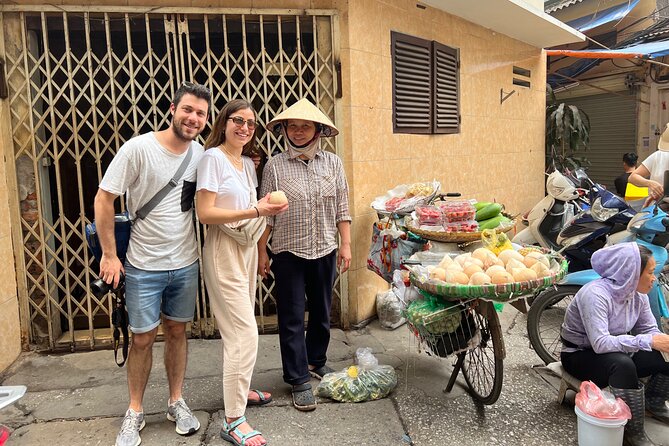 hidden gems cafe - learn making coconut and egg coffee - Dong Xuan Market and the wider city view