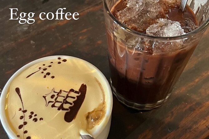 hidden gems cafe - learn making coconut and egg coffee - Two hours through the Old Quarter