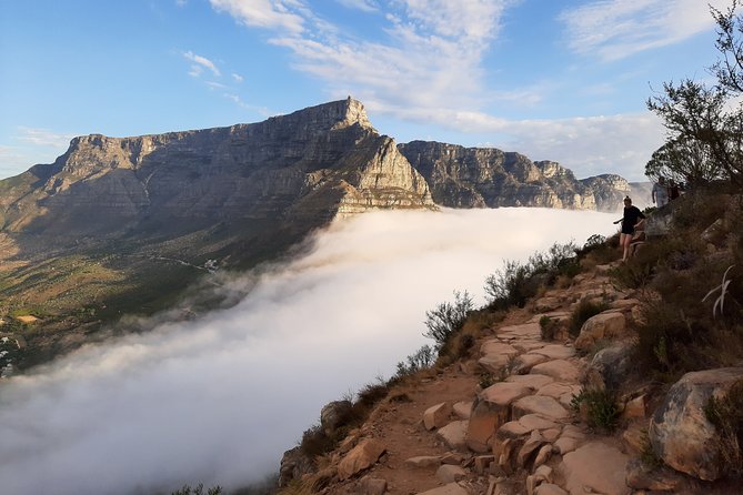 Hiking Lion's Head for sunrise, coffee & hotel Pick-up & Drop off - Reaching the 669-meter summit at sunrise