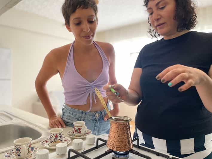 Home Style Turkish Coffee Making and Fortune Telling - What happens during the 1.5-hour visit