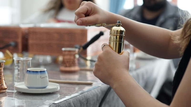 Istanbul: Turkish Coffee Making on Sand & Fortune Telling - Tasting menengiç coffee and learning the ritual