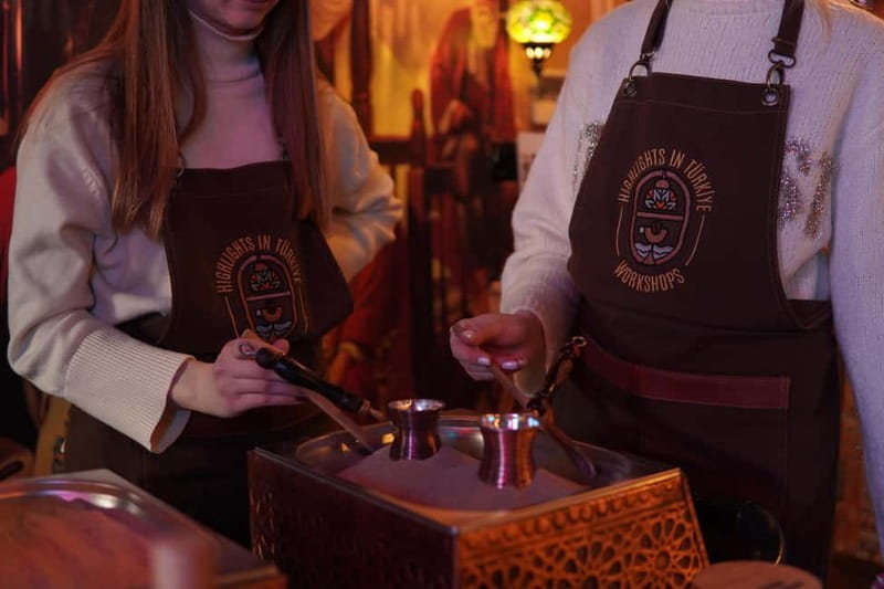 Istanbul: Turkish Coffee Making on Sand & Fortune Telling - Closing the cup and reading the grounds