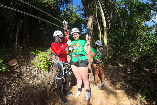 Jamaica’s longest Zipline and Rick’Cafe Tour with Transportion - Pickup From Montego Bay and the Drive West