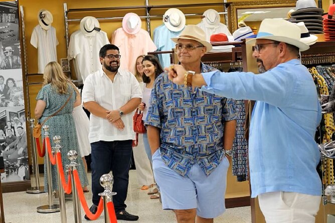 Little Havana Miami: Classic Cars, Cigar Factory, Coffee and more - Panama hats, classic cars, and a toast