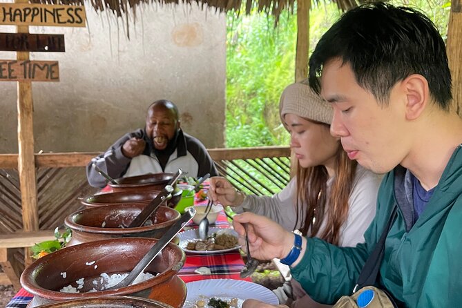 Materuni Waterfall Coffee Tour and Chemka Hot Springs Experience - A traditional Chagga lunch in the village
