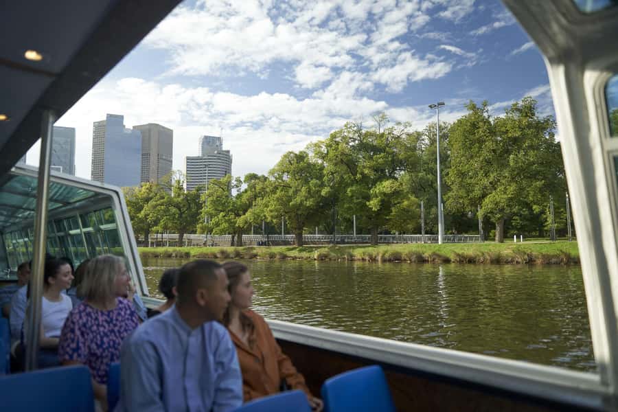 Melbourne City Cruise with Tea, Coffee, and Commentary - Downstream toward Docklands and Hobson’s Bay