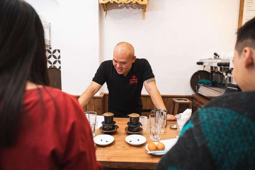 NYNA Coffee Culture- Egg Coffee/Salted Coffee/Coconut Coffee - Making Coconut Coffee Instead of Just Ordering It