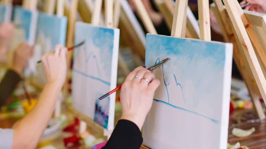 Painting with Delicious Coffee - What this Kigali art session is really like