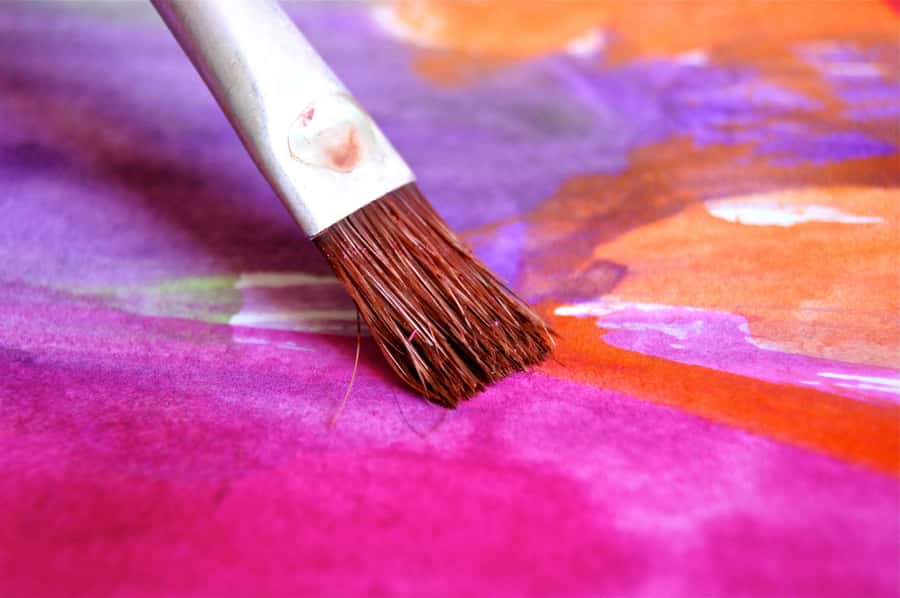 Painting with Delicious Coffee - The first step: freehand drawing on paper