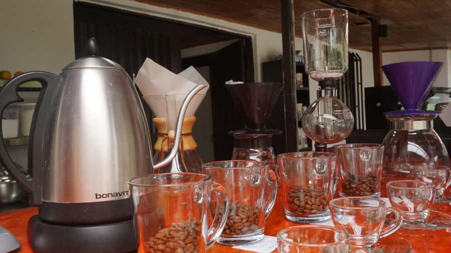 Salento: Coffee Master Roasting, Brewing and Tasting Tour - Starting With Green Beans and the Drum Roaster