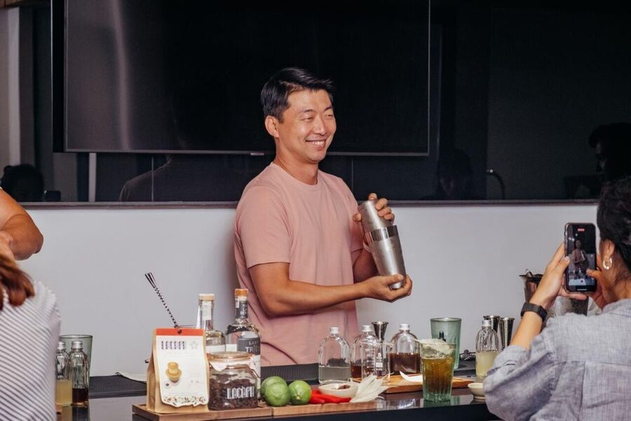 Shake & Savor: Coffee-Themed Cocktails from Việt Nam - Finding Lacàph above Nguyễn Công Trứ
