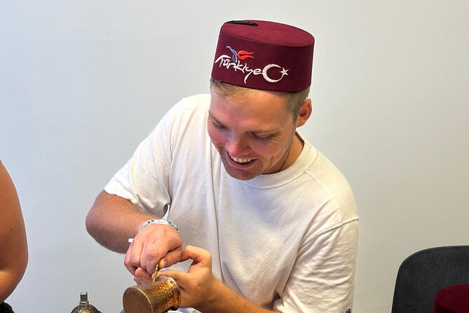 Turkish Coffee on Sand Workshop: Gift Set - Grinding beans and preparing your own cezve