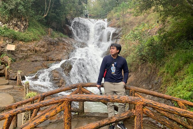VIP Dalat 3 waterfalls - Datanla, Elephant Pongour & Coffee Tour - Datanla Waterfall starts the morning