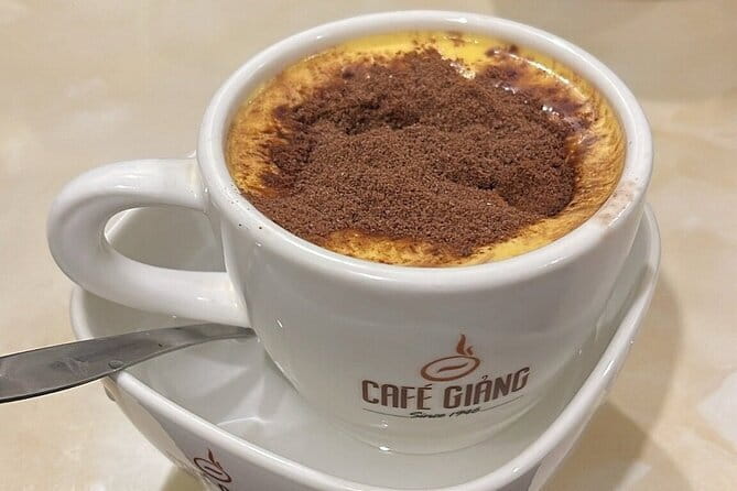 Walking Tour in Hanoi Old Quarter with Street Food & Coffee - Hanoi egg coffee and two more cups