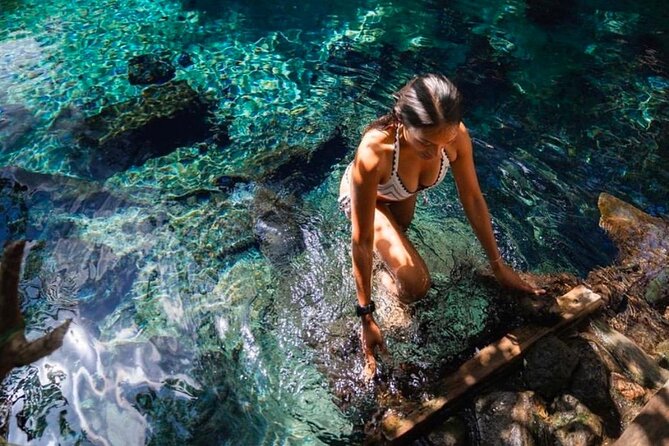 Waterfall, coffee tour & hot springs - lunch and drinks included - Cooling off at Kikuletwa, or Chemka, Hot Springs
