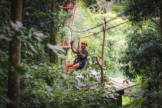 Zipline & Coffee with Waterfall Views in Koh Samui - The Secret Falls setting